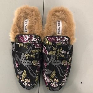 Steve Madden Slip on Loafers Fur Lining